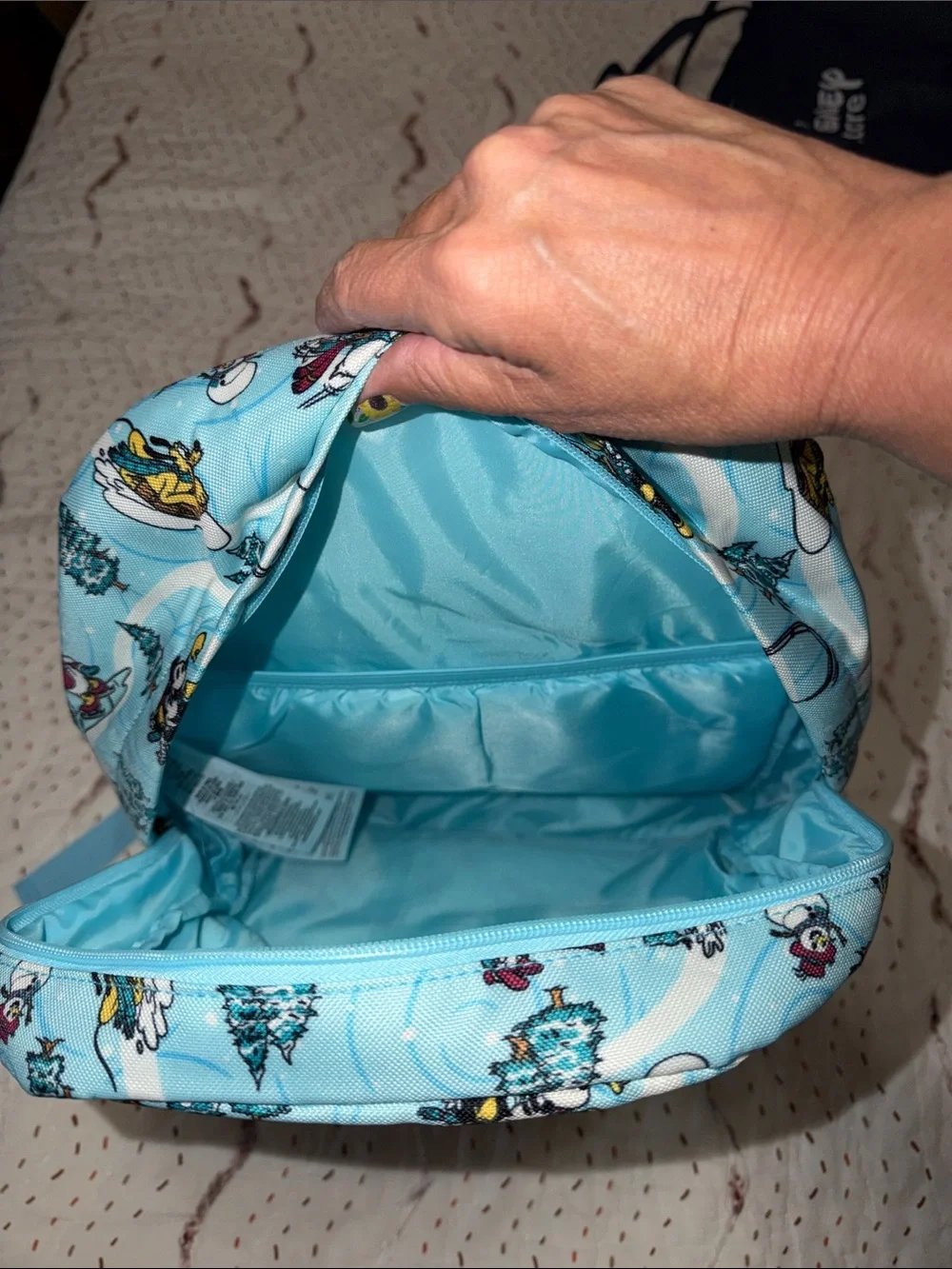 NWT Disney Backpack Mickey Mouse Minnie Mouse with Padded Laptop Pocket